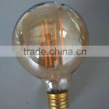 Glass CE ROSH Certification LED A60 G80 E27 4w 6w Globe Led Filament Bulb thumbnail-5