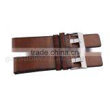 Vintage Italian Leather Watch Band 24*22mm Leather Watch Strap thumbnail-3