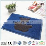pvc door mat for home,washable home carpet,pvc vinyl loop mat/pvc floor mat - qinyi