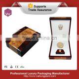 High glossy decorative wooden coin display box(WH-0323)