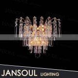 European Style High Quality Flower Shape Chinese Top Coloured Glass k9 Crystal Chandelier Classic Wall Sconce thumbnail-1