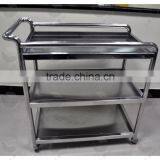 Wholsale Price High Quality Hospital Lab Stainless Steel Trolley thumbnail-4