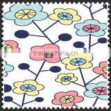 100% Polyester Flower Print Taffeta Fabric thumbnail-3