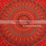 MANDALA ROUND RED WALL HANGING thumbnail-4