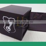 Custom Black Cube Silk Printing Logo Acrylic Advertising Display Box thumbnail-1