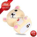 2600mah cartoon powerbank battery operated toy robot