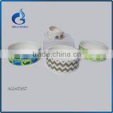 New Color Decal Style Ceramic Pet Food Bowl Dog Bowls