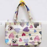Cotton Shopping Bag With Heart Printing thumbnail-1