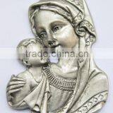 Pewter Christian Wall Plaque,tin Alloy Religious Figurine thumbnail-1