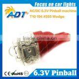 194 #555 Red Pinball Bulbs, 6.3v Piranha Led Bulbs