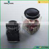 200ml 350ml Storage Glass Container Glass Jar With Black Cap thumbnail-5