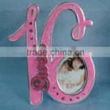 Sweet Honey Girl Metal Zinc Alloy Photo Frame