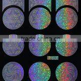 Round Shape Laser Silver Nail Polish Stencil thumbnail-4