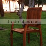 Marina Stacking Chair made of teak wood for outdoor furniture