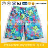 Top Quality Custom Men Beach Polyester Shorts Direct from Factory