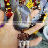 Wholesale Agate Geodes Stones Pendants thumbnail-2
