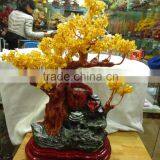 Beautiful Natural Rock Citrine Crystal Trees