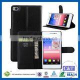 C&T Fashion Card Slot Magnetic PU Leather Flip Case Cover For Huawei Ascend P8 thumbnail-4