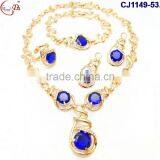 CJ1149-(53-57) 2016 Fashion Jewelry Gold Plating With Rhinestone Jewelry Crystal Fashion Jewelry Set thumbnail-1