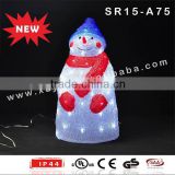 2015 christmas decorations led light acrylic snowman