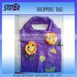 Polyester/nylon Cheap Tote Folding Smile Bags