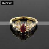 China Supplier Dubai Gold Engagement Rings Gold Design For Girls thumbnail-2