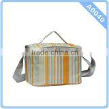 Wholesale Stripe Pattern Collapsible Bulk Cooler Bags