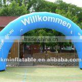 Blue Outdoor Inflatable Advertising Entrance Arch