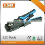 RJ10 RJ11 RJ12 Modular Plug Crimping Amp Network Tool for Rj45 Keystone Jack Network Hand Tools Crimper LT-200R thumbnail-1