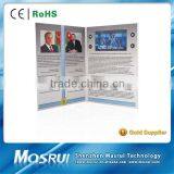 China Supplier Customized Printing 1.8" - 10" LCD Screen Video Brouchure / Photo Book Video Card With 2 GB Momery thumbnail-2