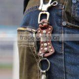 Vintage Leather Keychain Japanese and South Korean Style