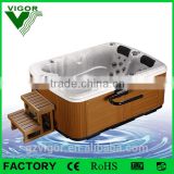 Factory outdoor indoor mini massage hot tub for family used