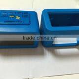 Bule Color Rectangle Digital Alarm Clock With Silicone Protective Case