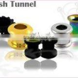 fashion flesh plug tunnel,ear plug,titanium jewelry