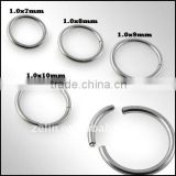 Wholesale body piercing jewelry stainless steel segment ring
