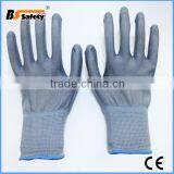 BSSAFETY OEM Black Nitrile Coated Safety Glove With Logo Printing thumbnail-2