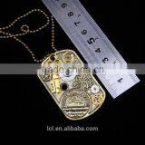 2015 Yiwu Fashion Imitation Jewelry Steampunk Necklace Dog Tag Gear Steam Key Butterfly Pendant Cameo Statement Necklace thumbnail-5