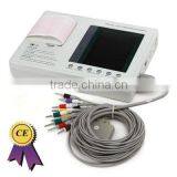 CE Approved Color ECG Machine/ Electrocardiograph/three Channel EKG Machine thumbnail-1