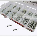 240pc Hardware Self-Tapping Wood and Metal Screw Kit/Assortment/Set