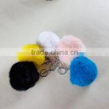 2015 New Fashionable Rabbit Pom Pom Fur Ball for Keychain thumbnail-3