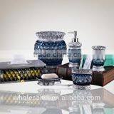 6 Pcs Resin Elegant Bathrooom Accessories Set, Wedding Gift Bathroom Accessory Set thumbnail-1