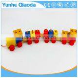 Colorful Wood Stocking Train Toys Geometric Building Blocks Education Gift thumbnail-4