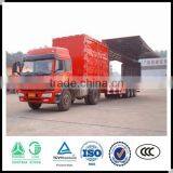3 Axle Strong Box Semi Trailer , Van Semi Trailer , Grain Transport Truck Trailer thumbnail-5