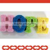 Letter Shaped Bath Cellulose Foam thumbnail-1
