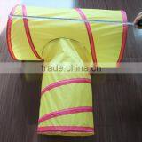 2016hot Sellling Arrive T Style Cat Tunnel Pet Toy Wholesale Candy Color Polytser Cat Tunnel thumbnail-2