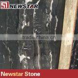 Newstar Silver Dragon Black Portoro Marble Slabtile With White Vein Price thumbnail-2