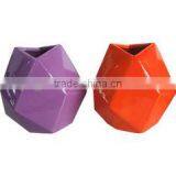 Pure Purple and Red Bud Ceramic Flower Vase ,mini Stoneware Vase thumbnail-1