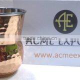 Hammered Copper With Steel Double Wall Moscow Mule Mug thumbnail-1