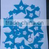 15020306 Star Shaped Felt Garland ,felt Curtain ,felt Decoration thumbnail-6