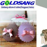Silicone Bowknot Cup Cover Heat Resistant Silicone Cup Lid thumbnail-5